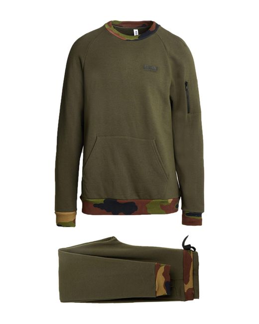 Moschino Green Tracksuit for men