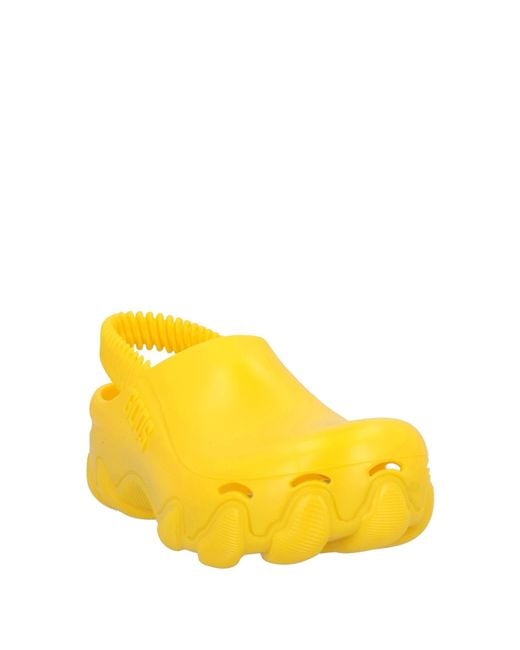 Gcds Yellow Mules & Clogs for men