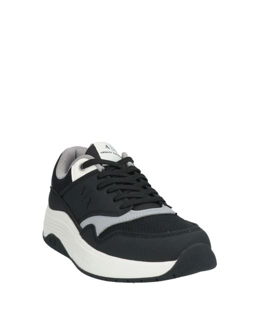 ARMANI EXCHANGE Black Sneakers for men