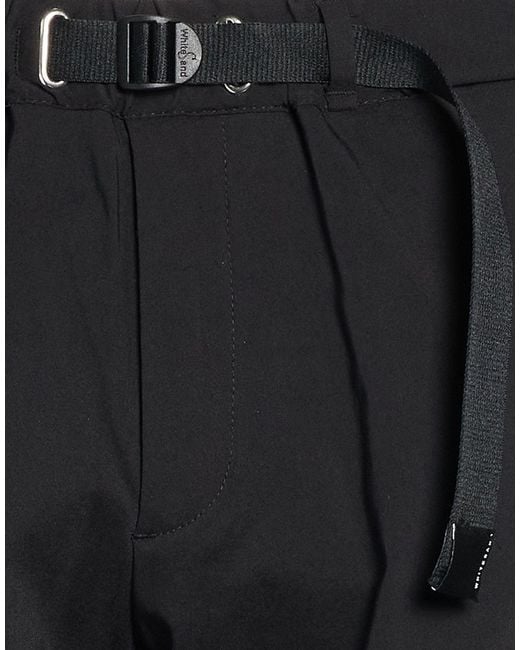 White Sand Black Pants Rayon, Nylon, Elastane for men