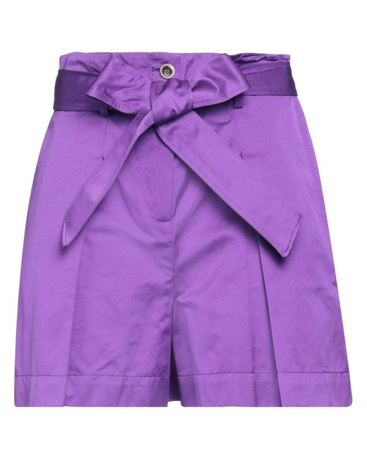 Pinko Purple Shorts & Bermuda Shorts Cotton, Polyester