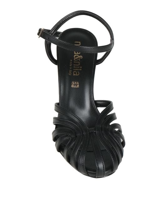 Nila & Nila Black Sandals Synthetic Fibers