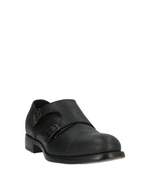 Officina 36 Black Loafers Leather for men