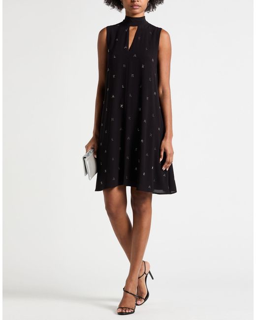 Karl Lagerfeld Black Mini Dresses