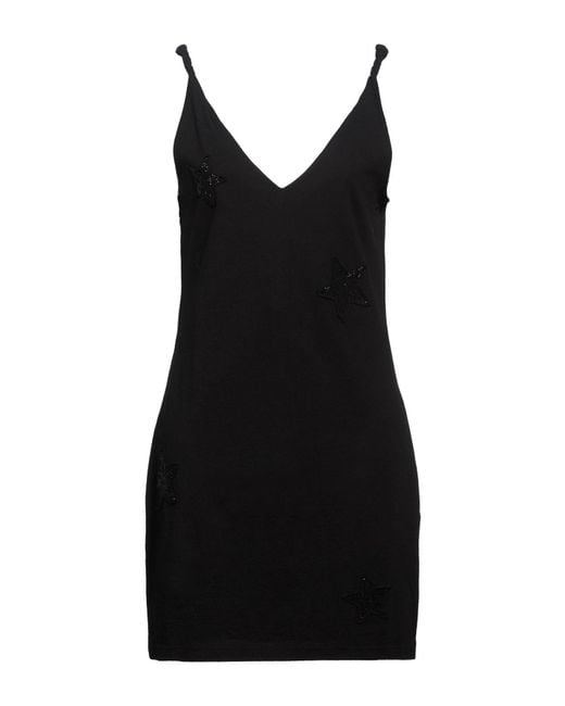 Zadig & Voltaire Black Mini Dress Organic Cotton