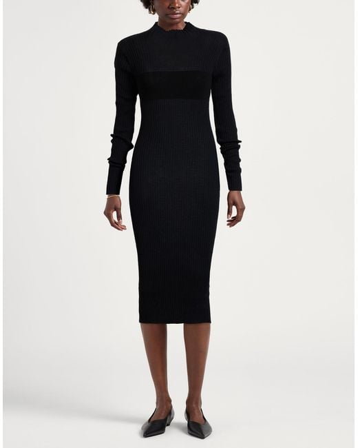 Pinko Black Midi Dresses