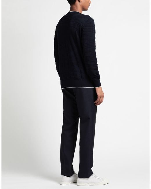 Missoni Blue Wool Blend Sweater for men