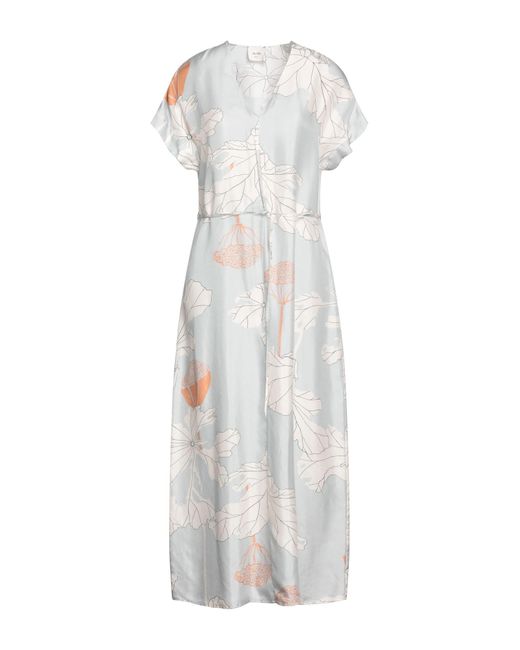 Alysi White Langes Kleid