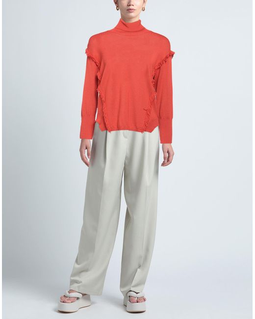 Caractere Red Turtleneck