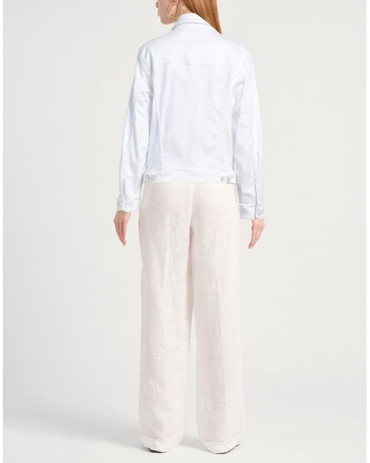 Jacob Cohen White Jeansjacke/-mantel