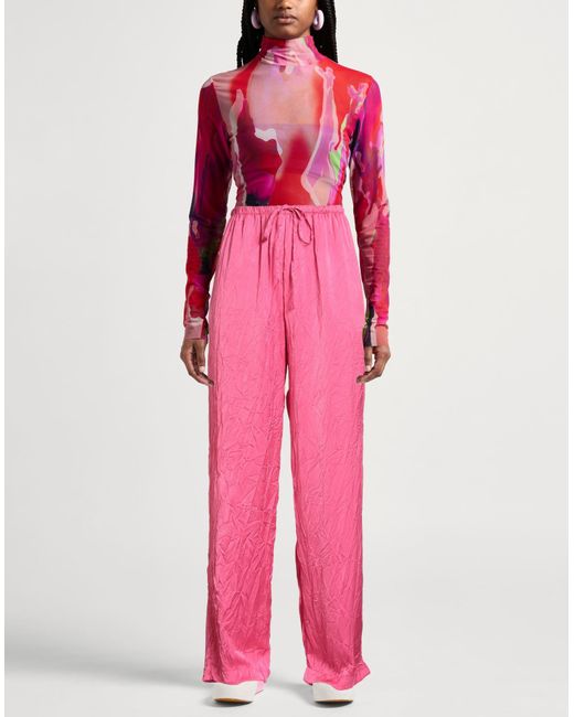Gaelle Paris Pink Pants Polyester