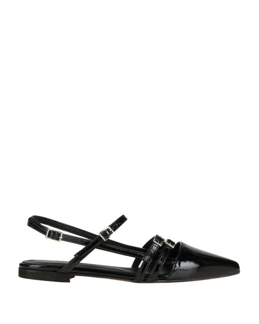 Divine Follie Black Ballet Flats