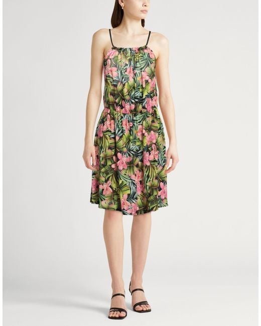 Liu Jo White Mini Dress Viscose, Polyester