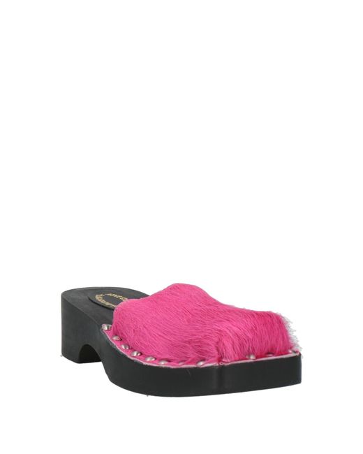 Acne Pink Mules & Clogs