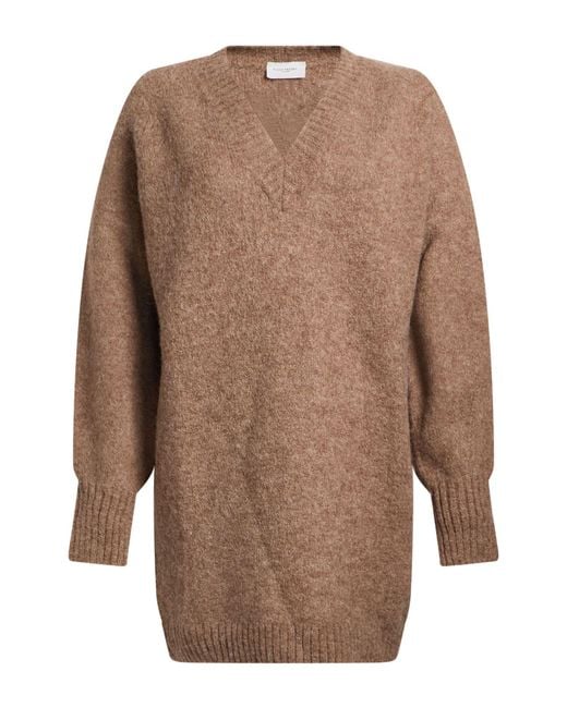 Paolo Pecora Brown Sweater Alpaca Wool, Merino Wool, Polyamide, Elastane