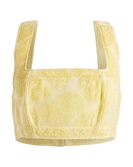 Top Jil Sander de color Yellow