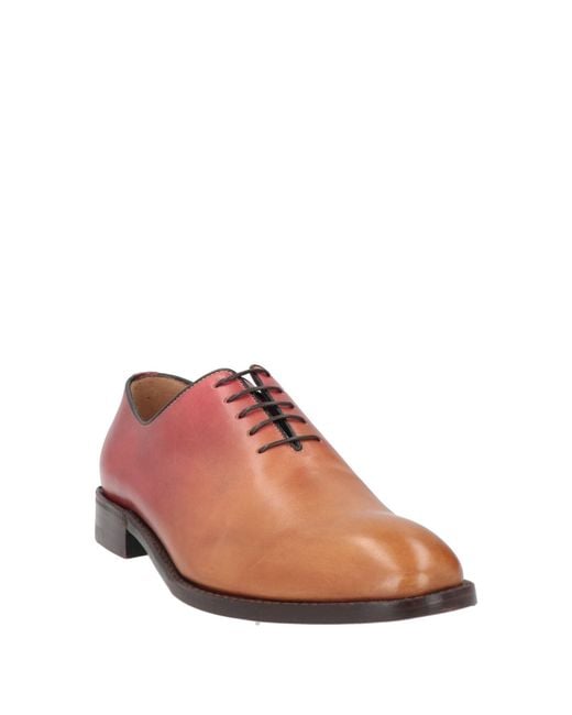 Stringate di Testoni in Pink da Uomo