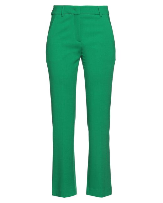 Incotex Green Pants Virgin Wool, Elastane