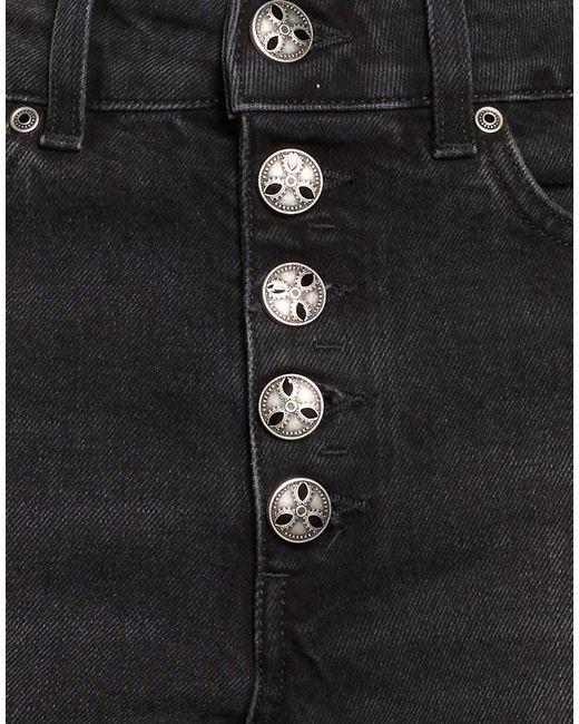 Dondup Black Jeans Cotton, Elastane