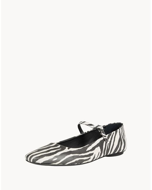 MAX&Co. White Ballet Flats