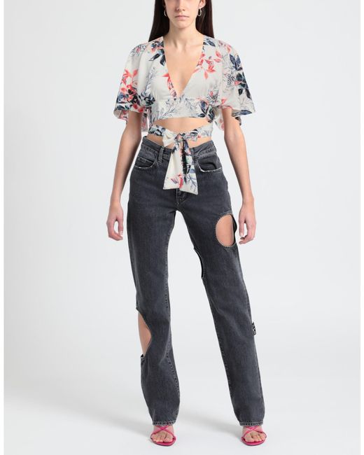 Forever Unique White Top Polyester