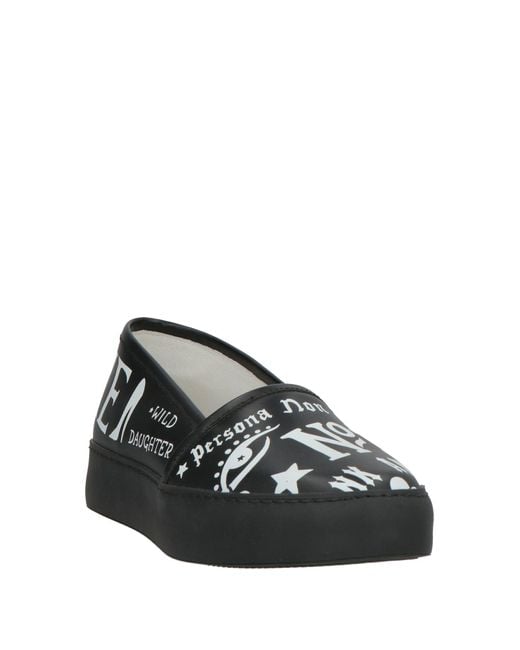 John Richmond Black Sneakers Leather