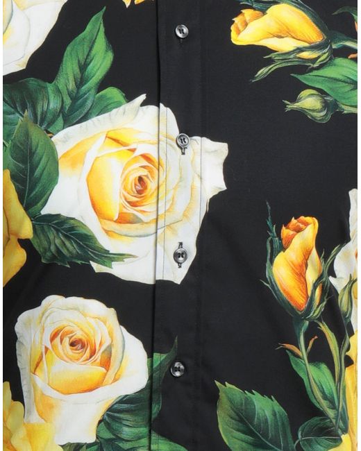 Dolce & Gabbana Yellow Shirt for men