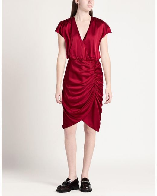 MARCIANO BY GUESS Red Midi Dress