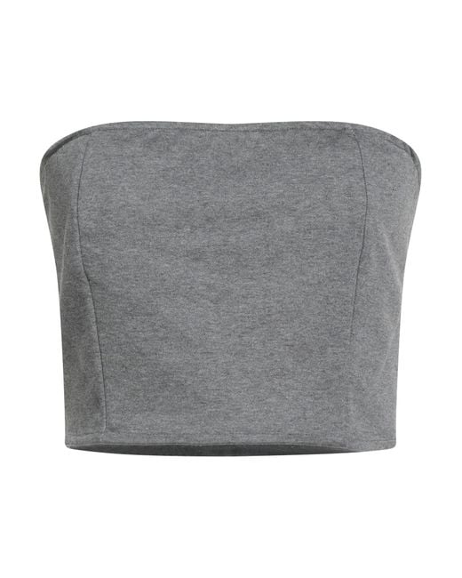 Haveone Gray Top Viscose, Polyester, Elastane