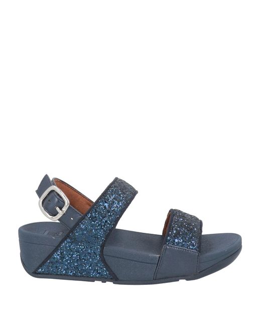 Fitflop Blue Midnight Sandals Textile Fibers