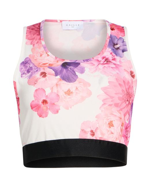 Gaelle Paris Pink Top Polyester, Elastane