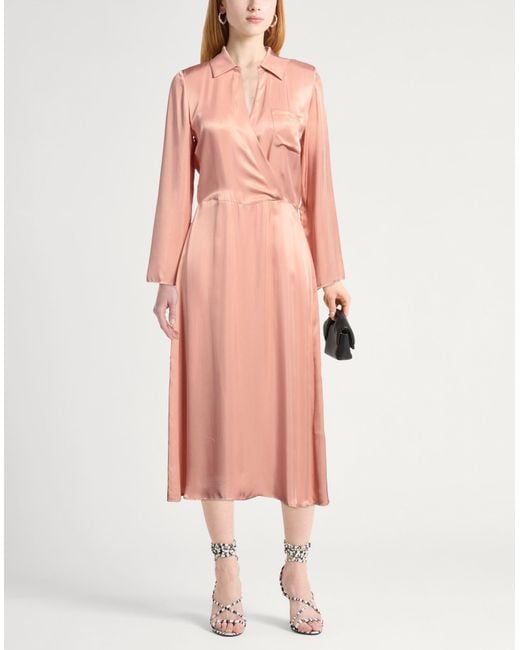 ARMANI EXCHANGE Pink Midi Dress