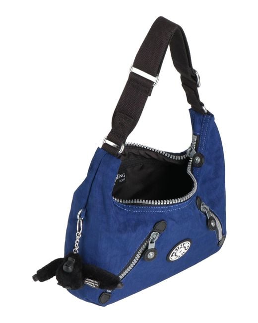 Kipling Blue Shoulder Bag Polyamide
