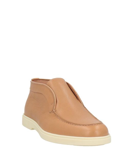 Santoni Brown Ankle Boots
