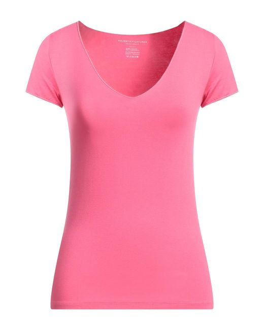 Majestic Filatures Pink T-shirt