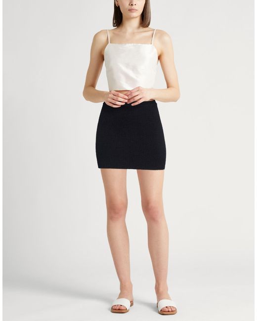 Wardrobe NYC Blue Mini Skirts