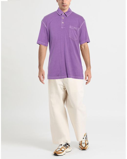 Gant Purple Polo Shirt for men