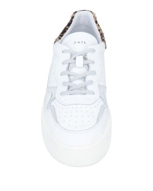 Date White Sneakers Leather