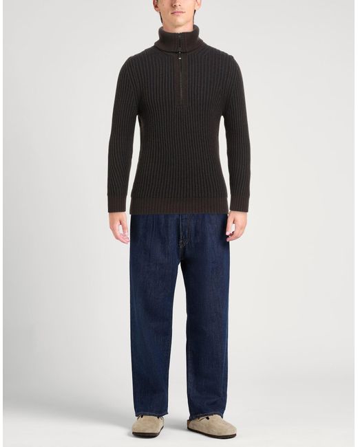 Alpha Studio Black Sweater Wool, Viscose, Polyamide, Cashmere for men
