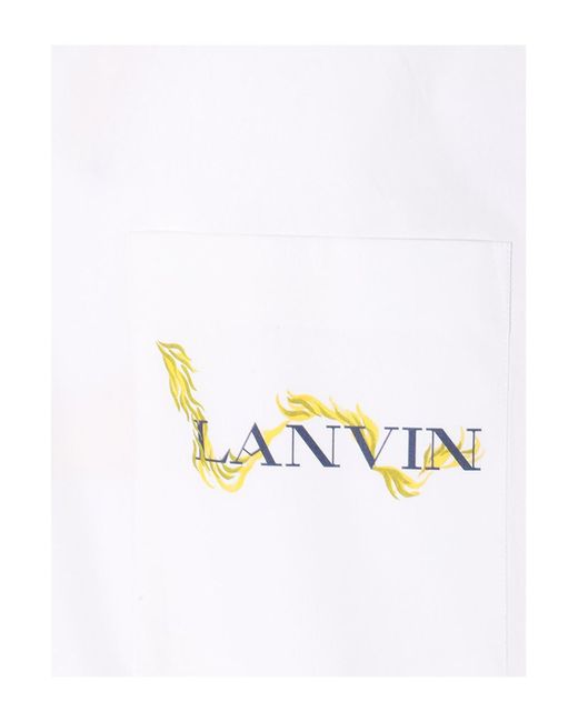 Chemise Lanvin pour homme en coloris White