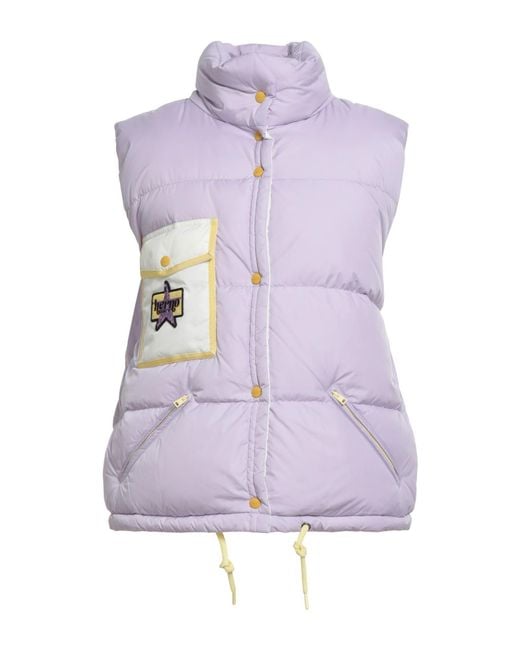 Herno Purple Lilac Vest Polyamide