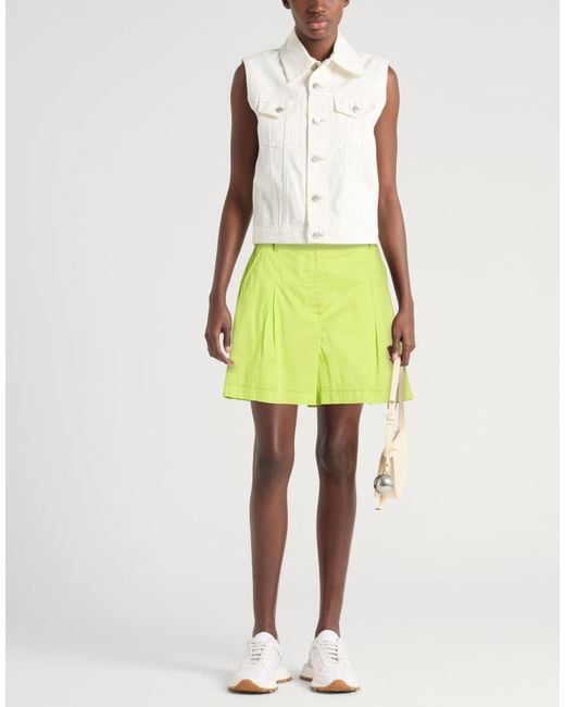Patrizia Pepe Yellow Shorts & Bermuda Shorts