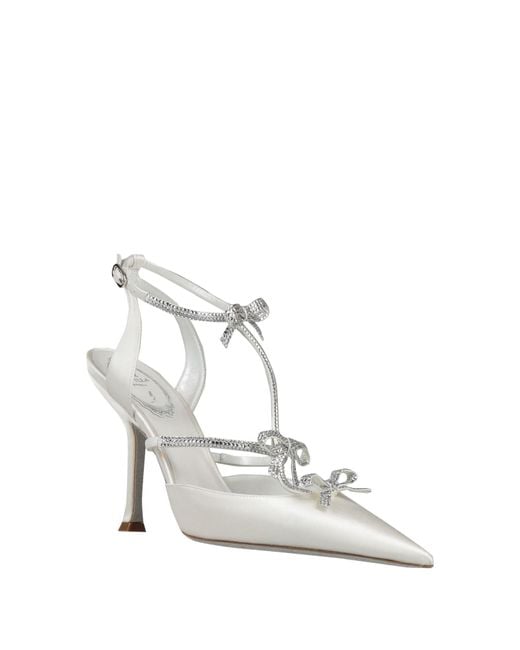 Decolletes di Rene Caovilla in White