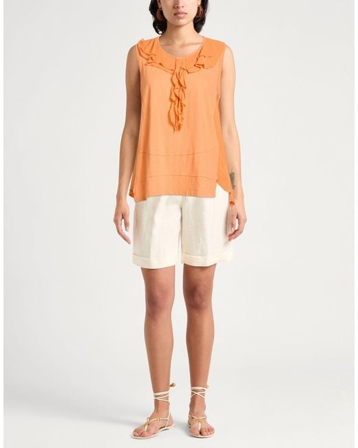 Top High de color Orange