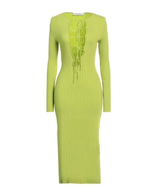 Philosophy Di Lorenzo Serafini Green Midi Dress