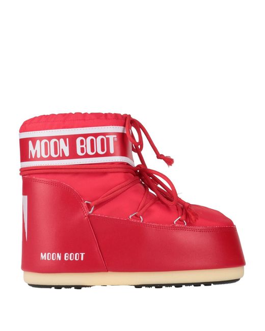 Moon Boot Red Ankle Boots for men