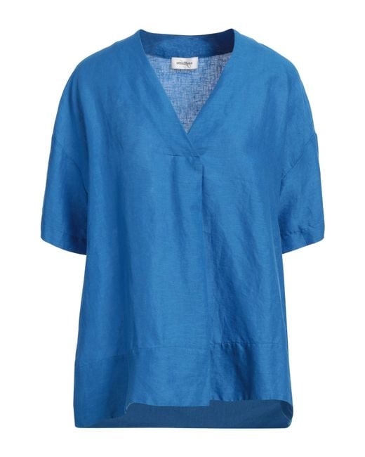 Ottod'Ame Blue Top Linen