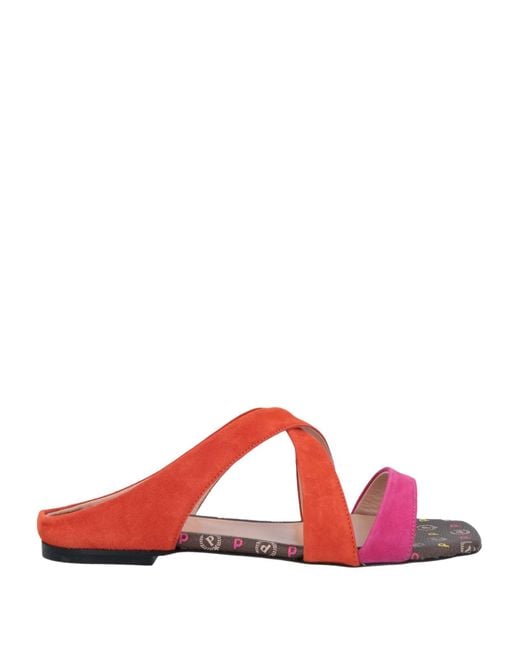 Pollini Red Sandale