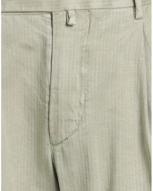 GTA IL PANTALONE Green Pants Cotton, Linen for men