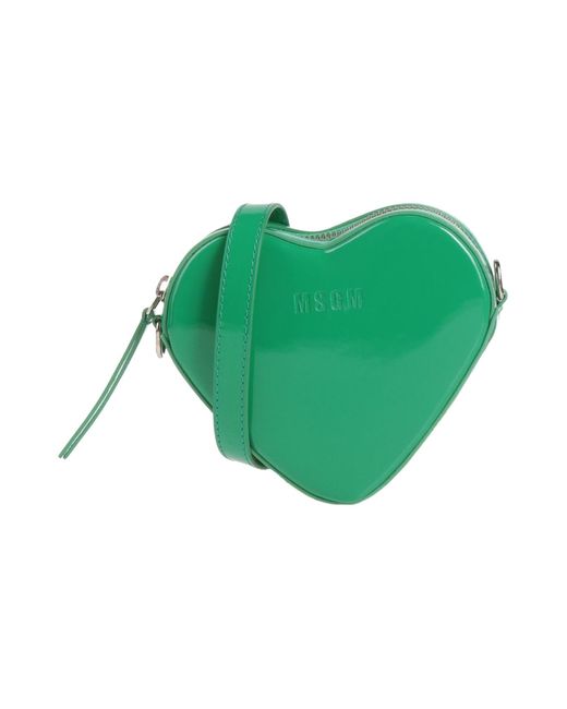 MSGM Green Cross-body Bag
